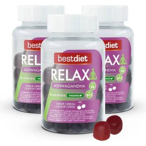 Kosttilskud Best Diet Relax Aswagandha Vingummi 60 Enheder