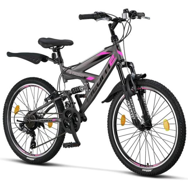 Licorne Bike Strong V Premium Mountainbike 24 und 26 Zoll