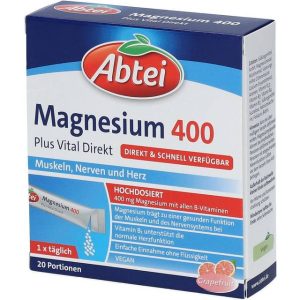 Magnesium 400 + Vitamin B-Komplex Direktgranulat 20
