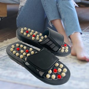 Massagetøfler (zoneterapi) med velcrolukning - 40/41