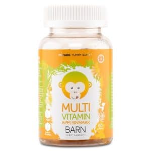 Monkids Multivitamin + Appelsin, 60 tyggetabl