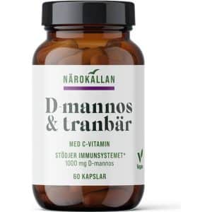 Närokällan D-Mannos Tranbär Kapslar 60 st