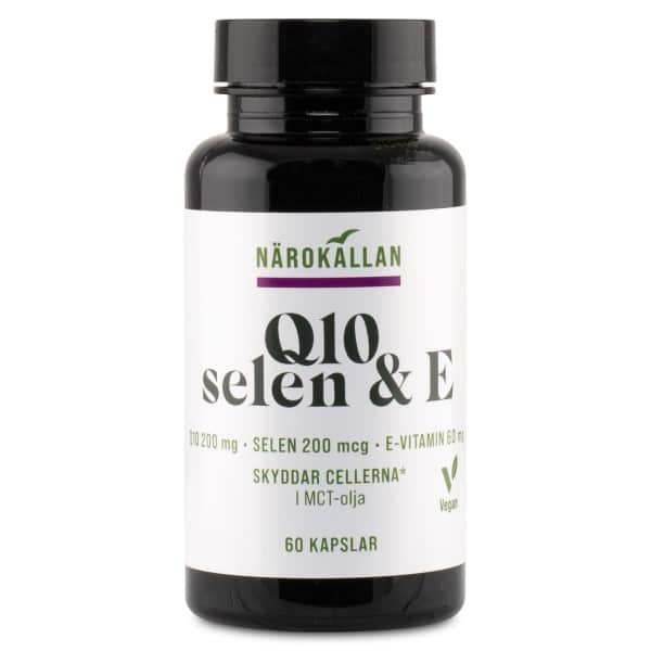 Närokällan Q10 + Selen + E, 60 kapsler