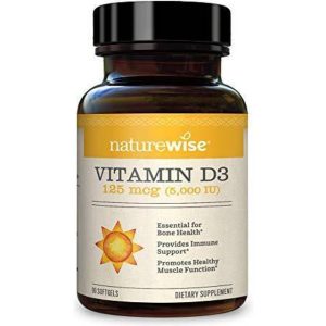 Naturewise Vitamin D3 5000 IU 90 Softgels