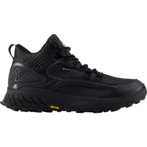 New Balance Fresh Foam X Hierro Mid Gore-Tex Hiking Shoes - Black/Grey Leather