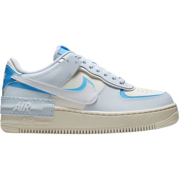 Nike Air Force 1 Shadow Sko - Lysebeige/Azur/Pastelblå/Hvid
