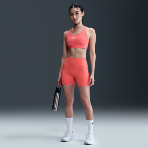 Nike One Fitted Dri-FIT Cykelshorts Med Hôj Talje Til Kvinder - Orange