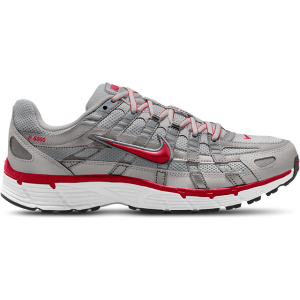 Nike P-6000 M - Metallic Silver/Flat Silver/Cool Grey/Gym Red