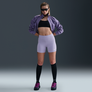 Nike Sportswear Classic Cykelshorts Med H'J Talje - Lilla