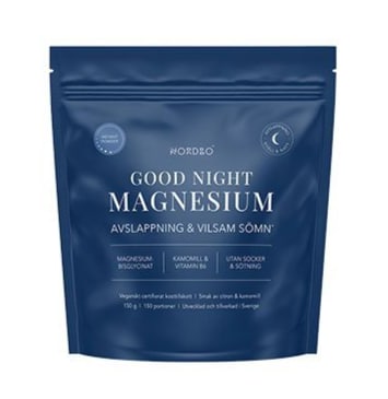 Nordbo Good Night Instant Magnesium pulver, 150g.
