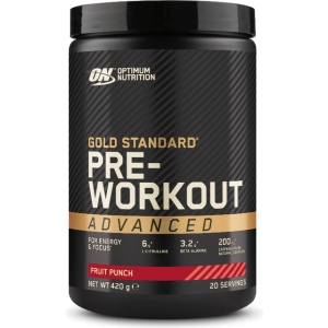 Optimum Nutrition GOLD STANDARD PRE-WORKOUT ADVANCED 420 g-Fruit Punch