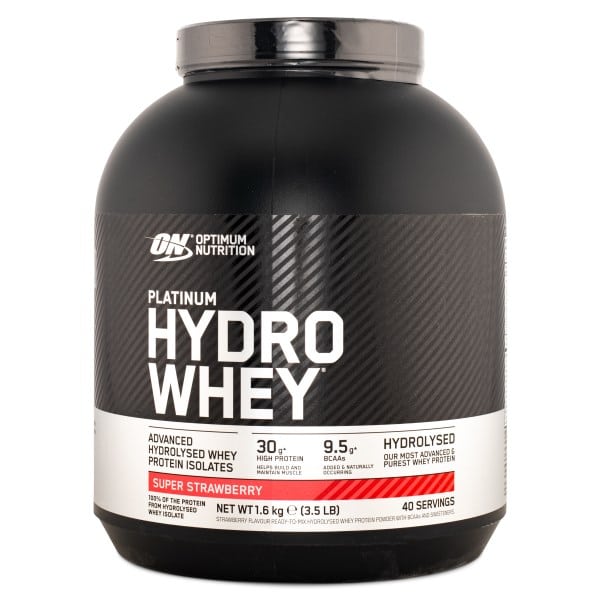 Platinum Hydro Whey, Super Strawberry, 1,6 kg
