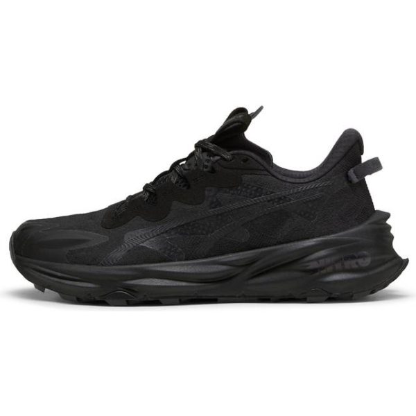 Puma Fast-Trac Nitro 3 Trail Running Shoes - Flat Dark Gray/Black