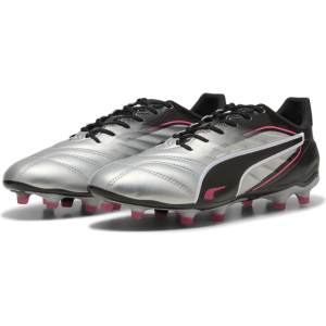 Puma King Pro FG/AG - Sølv/Sort/Pink/Hvid