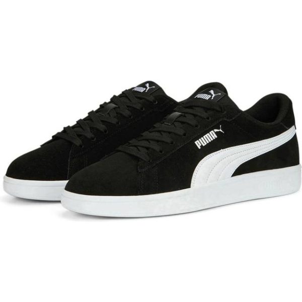 Puma Mens Smash 3.0 Trainers Black