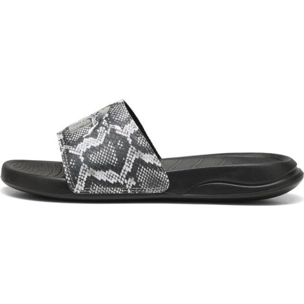 Puma Popcat 20 Snake Chic Slides - Black