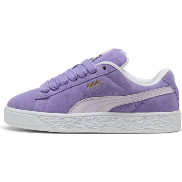 Puma Suede XL Sneakers Unisex Schuhe - Gold/Lilac Frost/White