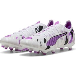 Puma Ultra 5 Match Forever FG/AG - White/Pure Magenta/Feathe
