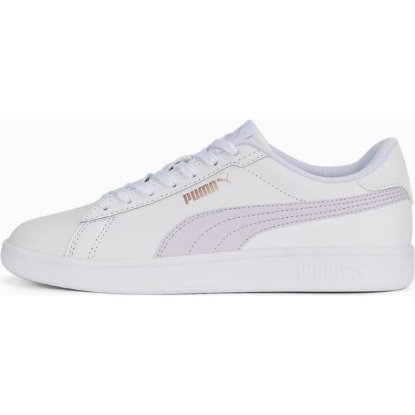 Puma Unisex Adults' Fashion Shoes SMASH 3.0 Trainers & Sneakers, WHITE-SPRING LAVENDER-ROSE GOLD