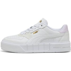 Puma Women's Cali Court Leather's Sneakers - White/Lilac Frost
