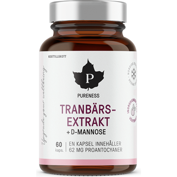 Pureness Tranebærekstrakt + D-mannose 60