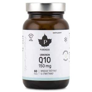 Pureness Ubikinon Q10 150 mg, 60 kapsler