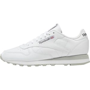 Reebok Unisex Classic Leather Sneaker, Ftwr White Pure Grey Pure Grey 7, 34.5