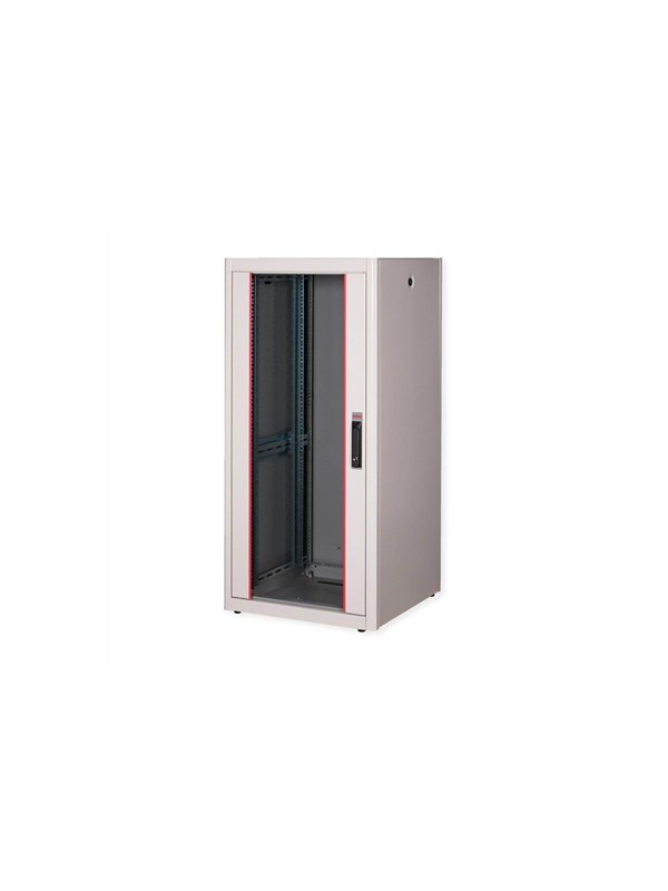 Roline Basic - rack - glass door 600x600 WxD - 26U