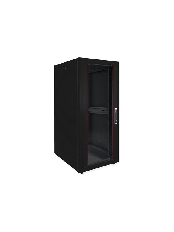 Roline Basic - rack - glass door 600x600 WxD - 32U