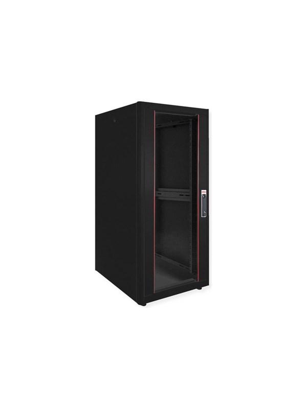 Roline Basic - rack - glass door 600x800 WxD - 26U