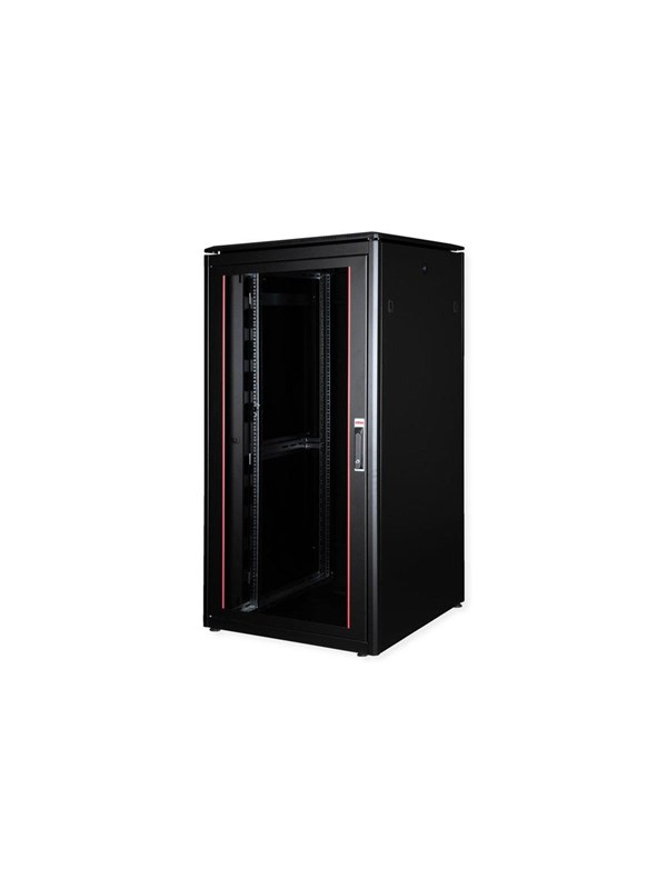 Roline Pro - rack - with glass door 800 x 800 mm (WxD) - 32U