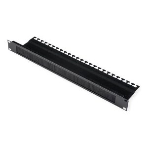 Roline - rack cable entry plate - with brush strip - 1U