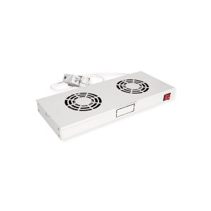 Roline - rack fan - 2 fans with thermostat