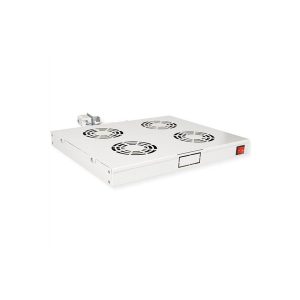 Roline - rack fan - 4 fans with thermostat - 1U