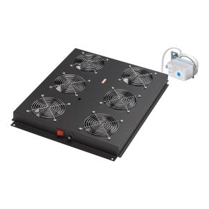Roline - rack fan - 6 fans with thermostat