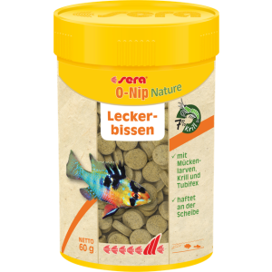 Sera O-Nip Nature Akvariefisk Tablet Vitamin A 37,9% 10,8%