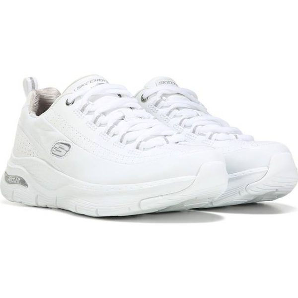 Skechers Arch Fit Citi Drive White Silver