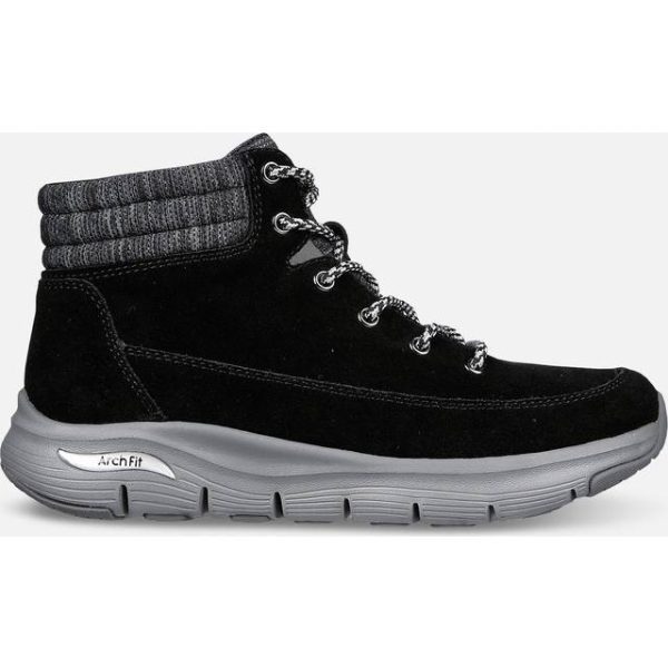 Skechers Arch Fit Smooth Comfy Chill Water Repellent, 38, Dam, Svart