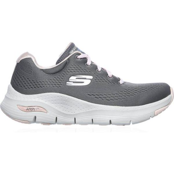 Skechers Arch Fit Sunny Outlook W - Gray/Pink
