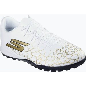 Skechers Fodboldstøvler Academy - Guld/Sort/Hvid