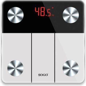 Sogo Elektronisk Bluetooth Badevægt