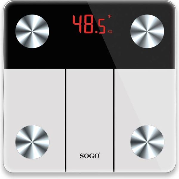 Sogo Elektronisk Bluetooth Badevægt