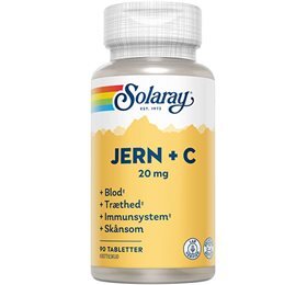 Solaray Jern + C + 90 tab