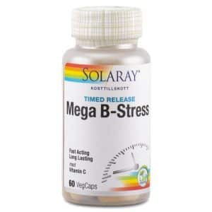 Solaray Mega B-Stress, 60 kapsler