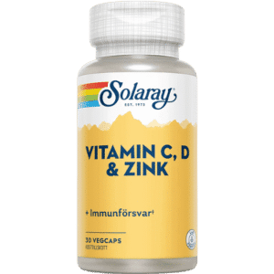 Solaray Vitamin C, D & Zink 30 30 stk