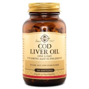 Solgar Cod Liver Oil, 100 kapsler