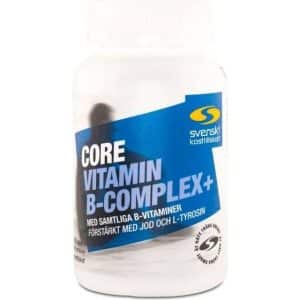 Svenskt Kosttillskott Core Vitamin B-Complex+, kapsler 90 stk
