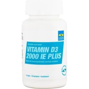 Svenskt Kosttillskott Vitamin D3 2000 IE+, 120 120 stk