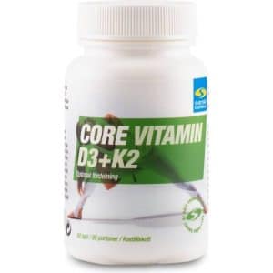 Svenskt Kosttillskott Vitamin D3+K2, 90 tabl 90 st