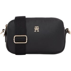 Tommy Hilfiger Poppy Reform Skuldertaske AW0AW16475BDS Dame Polyester Black 21 x 6,50 x 11,5